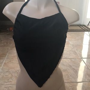 Zuliana halter bandana back tie top